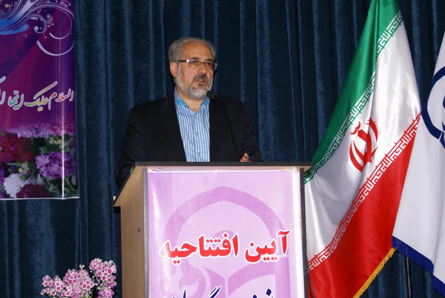 سخنرانی مدیر کل آموزش و پرورش استان اصفهان جناب آقای عاملیان در مراسم افتتاحیه دانشگاه فرهنگیان در مرکز شهید رجائی اصفهان