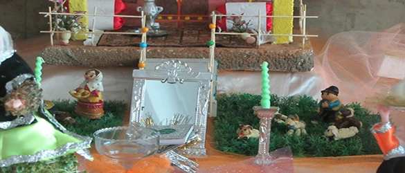 تزئین سفره هفت سین در مرکز