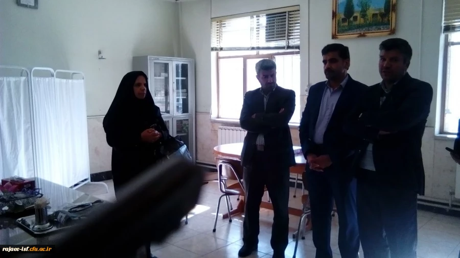 افتتاح درمانگاه مرکز شهید رجایی توسط جناب آقای دکتر عروفزاد