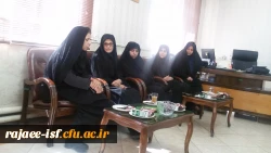 مراسم معارفه مسئول حراست مرکز شهید رجایی، سرکار خانم صابری