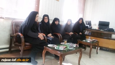 مراسم معارفه سرکار خانم صابری به عنوان مسئول حراست مرکز شهید رجایی