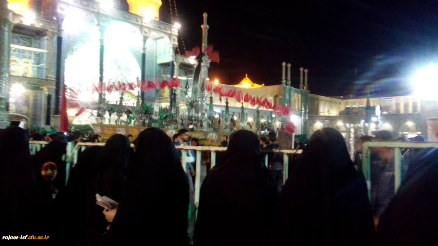 اردوی دانشجویی به بیت رهیری و حرم حضرت معصومه (س)