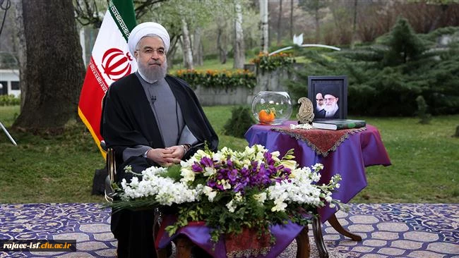 پیام  تبریک دکتر روحانی به مناسبت فرا رسیدن سال نو