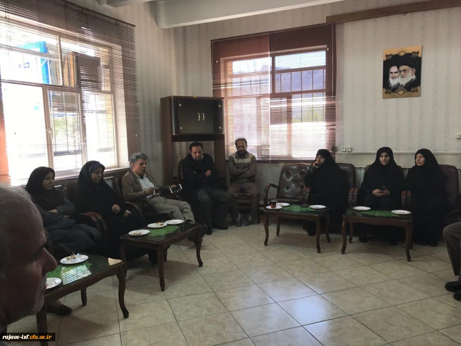 جلسه ریاست مرکز شهید رجایی با کارکنان و تبریک سال نو