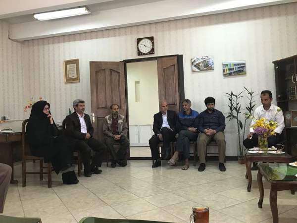 جلسه ریاست مرکز شهید رجایی با کارکنان و تبریک سال نو