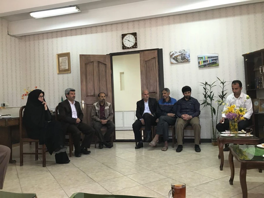 جلسه ریاست مرکز شهید رجایی با کارکنان و تبریک سال نو