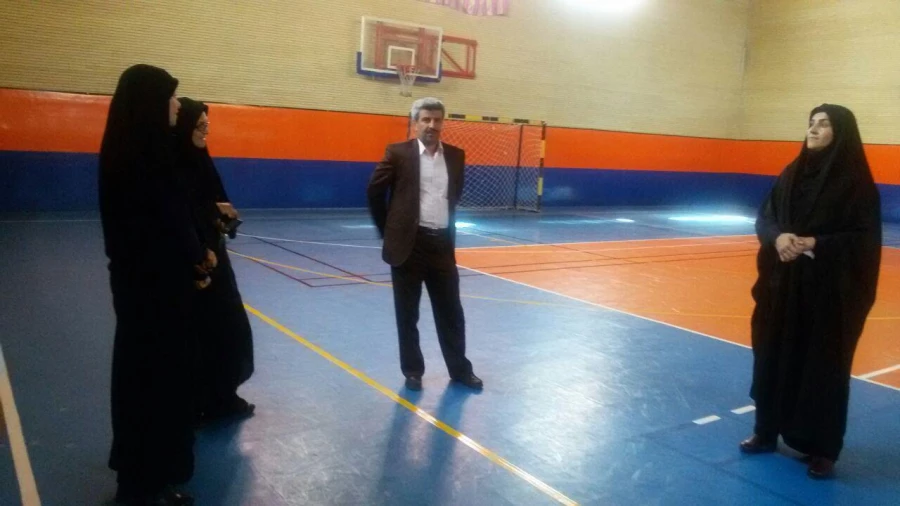 فضای ورزشگاه بعد از ایمن سازی