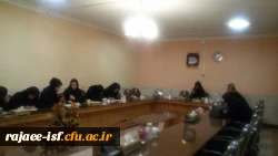 دیدار سرکار خانم دکتر کشمیری با نمایندگان خوابگاه