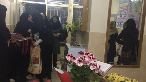 مراسم استقبال از دانشجویان معتکف