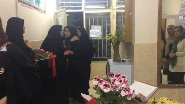 مراسم استقبال از دانشجویان معتکف