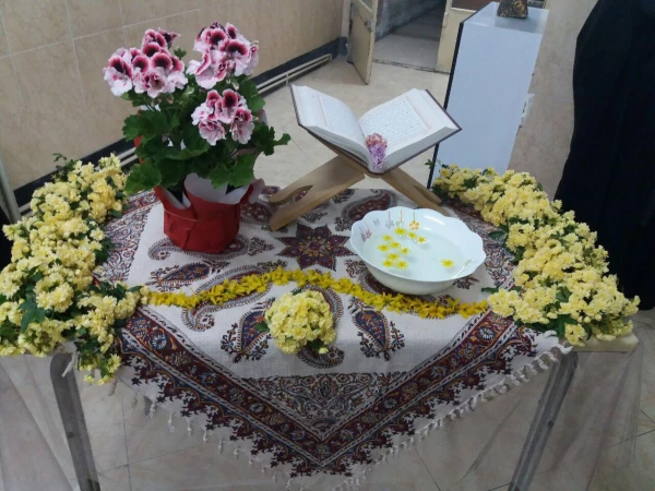 مراسم استقبال از دانشجویان معتکف