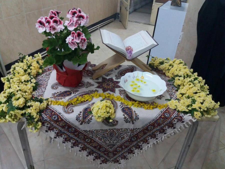 مراسم استقبال از دانشجویان معتکف