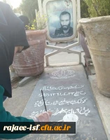 رنگ آمیزی قبور شهدا