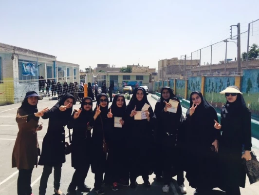 حضور دانشجومعلمان در انتخابات