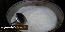 پخت برنج ایرانی همزمان با هفته سلامت