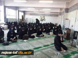 مراسم قرائت زیارت عاشورا و مداحی در آستانه اربعین حسینی