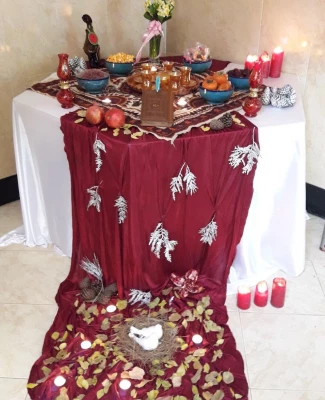 شب یلدا در سرای  دانشجویی