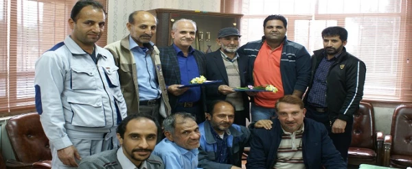 مراسم تجلیل از بازنشستگان مرکز