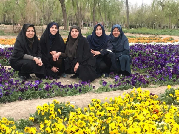 پیاده روی و ورزش کارکنان در جاده سلامت در هفته بهداشت