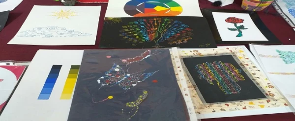 نمایشگاه آثار هنری مهارت آموزان ماده28