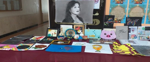 نمایشگاه آثار هنری مهارت آموزان ماده28