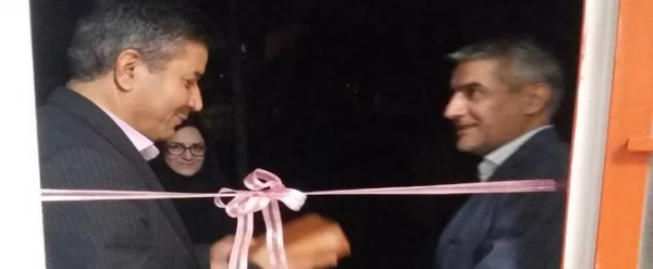 افتتاح آزمایشگاه فیزیک توسط دکتر عروف زاد