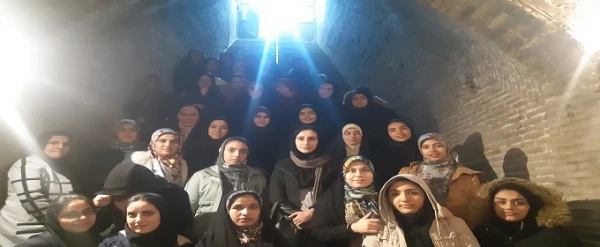 بازدید از آب انبار تاریخی نوش آباد