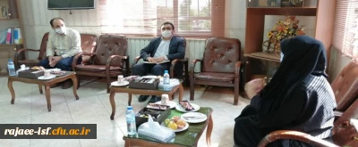 بازدید مسئول نظارت و ارزیابی استان از مرکز شهید رجایی