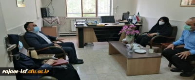 بازدید میدانی مسئولین نظارت و ارزیابی استان از مرکز شهید رجایی