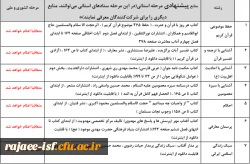 منابع رشته های معارفی جشنواره در مرحله استانی