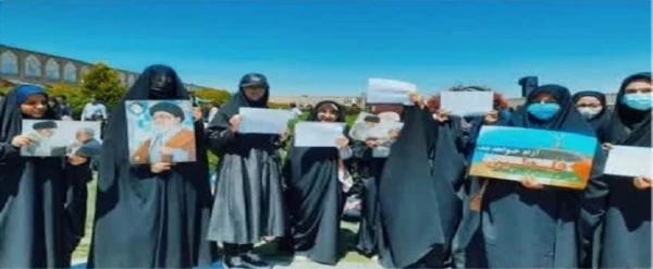 حضور دانشجویان مرکز شهید رجایی در راهپیمایی روز قدس