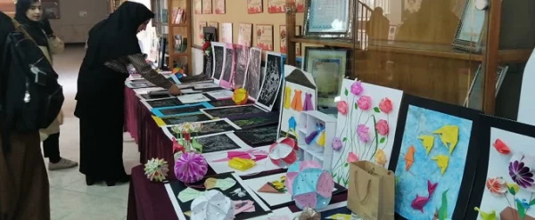 نمایشگاه دستاوردهای هنری دانشجویان آموزش ابتدایی