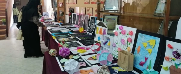 نمایشگاه دستاوردهای هنری دانشجویان آموزش ابتدایی