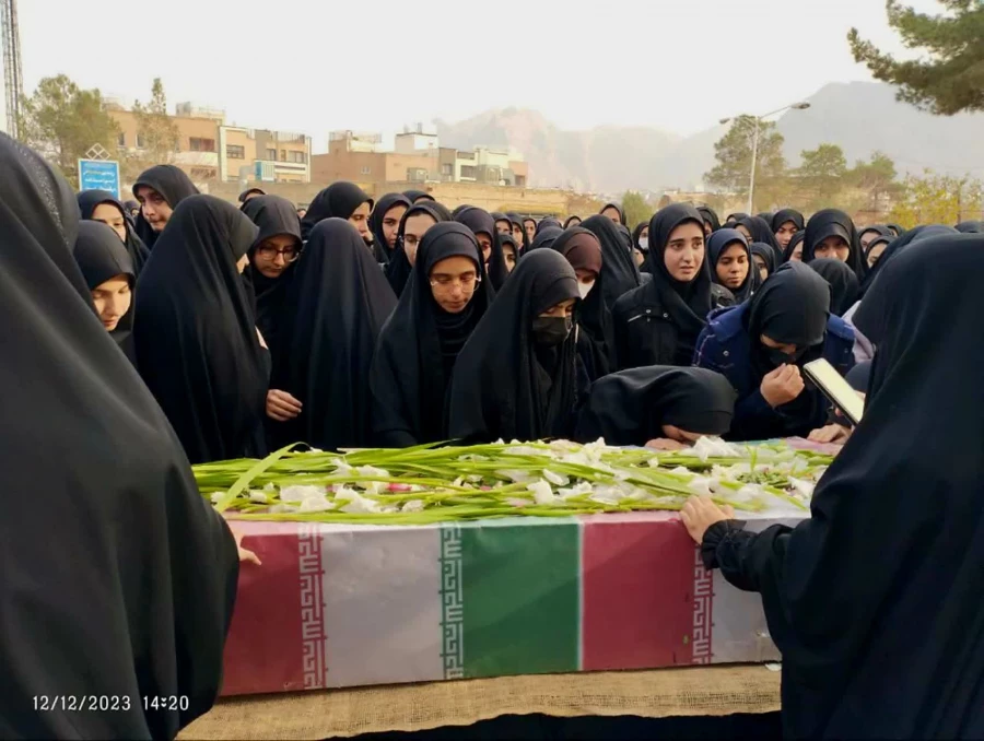 مراسم تشییع شهید گمنام 8