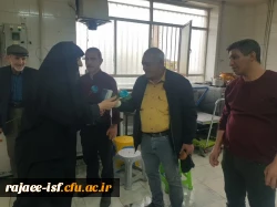 تجلیل از خدمه ی زحمتکش مرکز به مناسب هفته ی  کار و کارگر 2