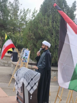 تجمع دانشجویان مرکز شهید رجایی به مناسبت شهادت دبیرکل حزب الله لبنان، شهید سید حسن نصر الله 4