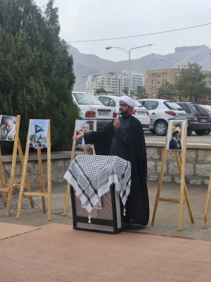 تجمع دانشجویان مرکز شهید رجایی به مناسبت شهادت دبیرکل حزب الله لبنان، شهید سید حسن نصر الله 5