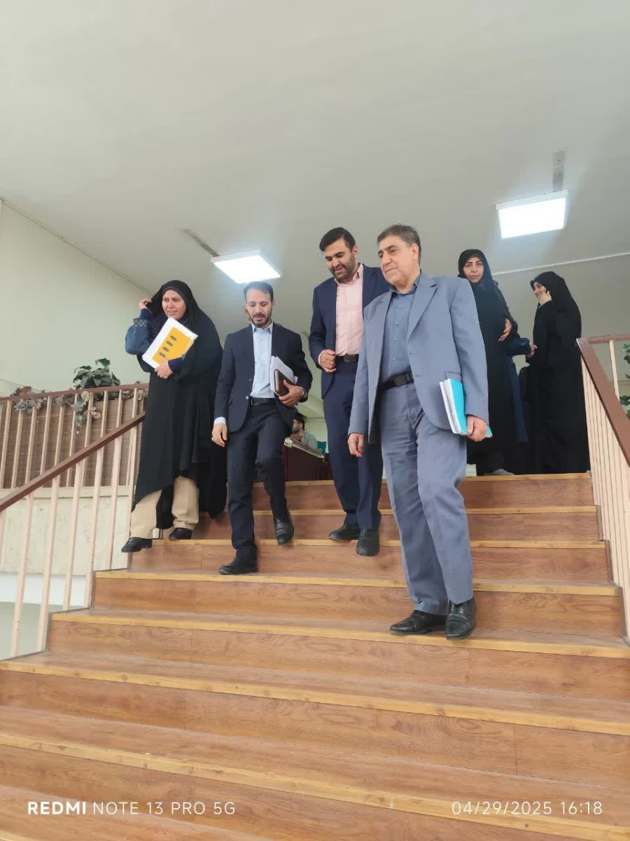 گزارش بازدید هیأت نظارت و ارزیابی سازمان مرکزی دانشگاه فرهنگیان از مرکز شهید رجایی 5